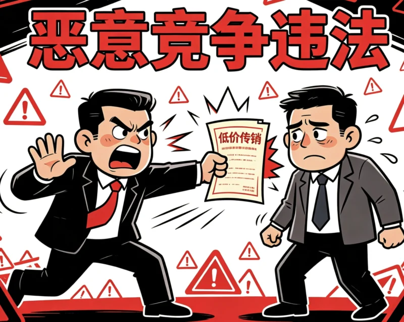 个体户恶意竞争（不正当竞争）要承担3类法律责任-爱面网