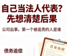 注册公司千万不要自己当法人代表-爱面网