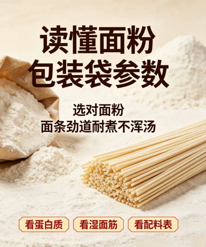 选对面粉，鲜面条劲道耐煮不浑汤-爱面网