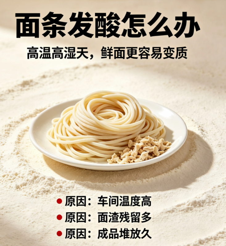 夏季鲜湿面最头疼:面条发酸是什么原因?-爱面网