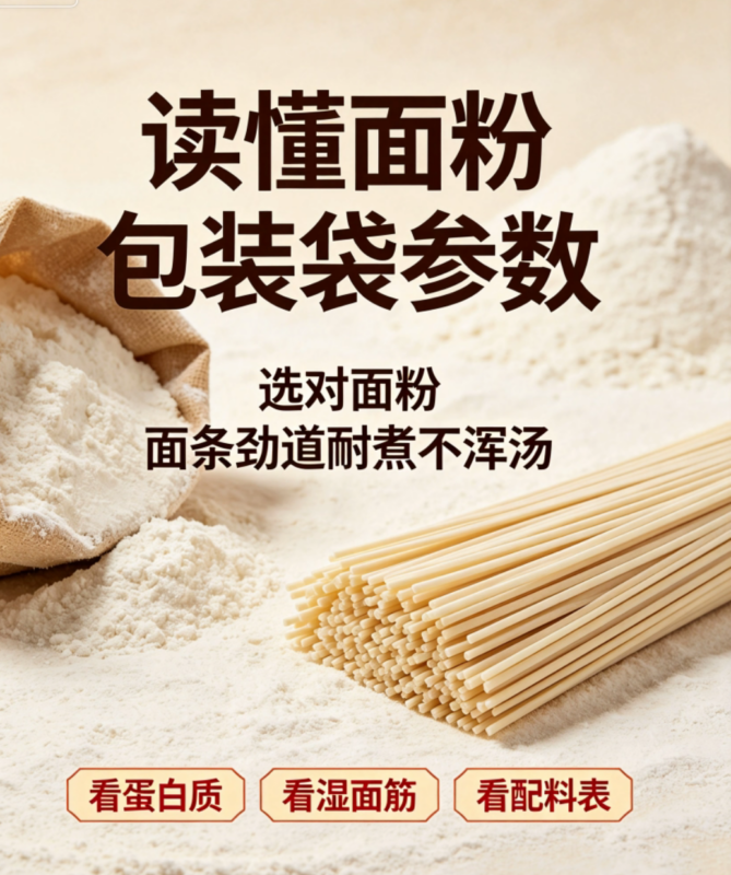 选对面粉，鲜面条劲道耐煮不浑汤-爱面网
